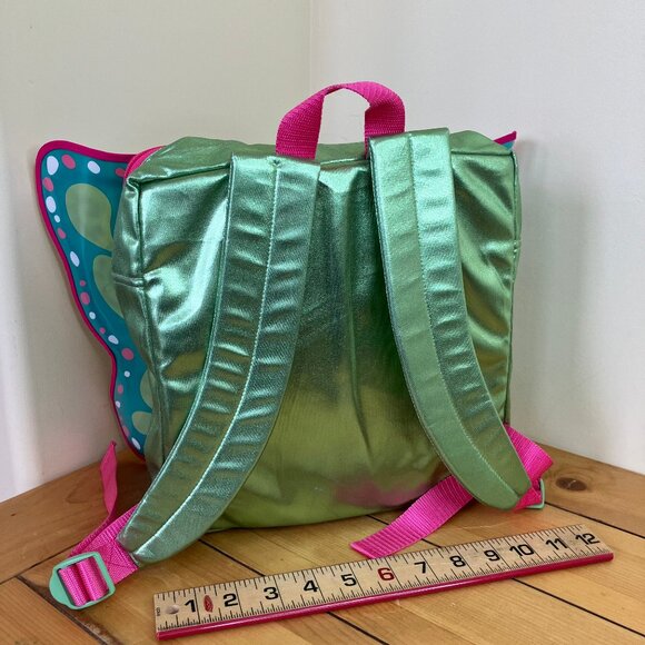 American Girl Flutter Wings Butterfly Back Pack WellieWishers Doll Carrier Green - Picture 5 of 11